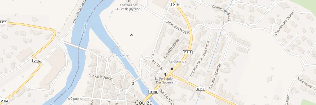 Plan du 31 Rue du Stade à Couiza