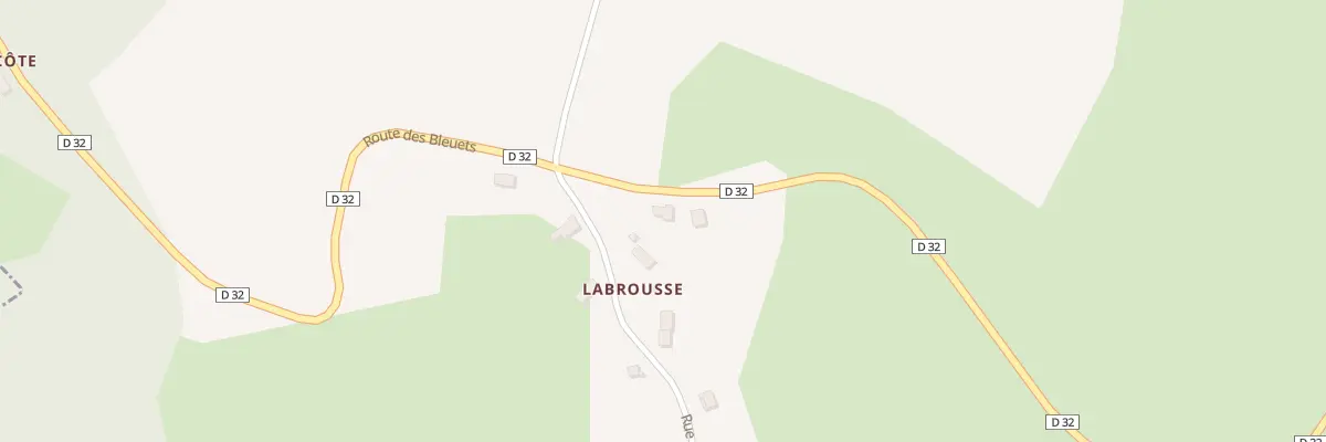 Plan du 6016 Labrousse à Omps