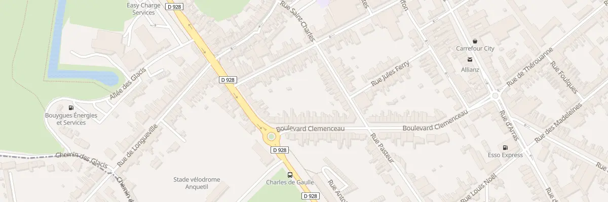 Plan du 36 Bd Clémenceau à Saint-Omer