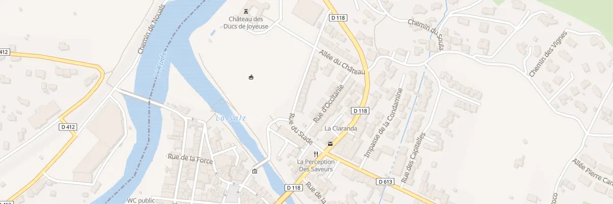 Plan du 33 Rue du Stade à Couiza