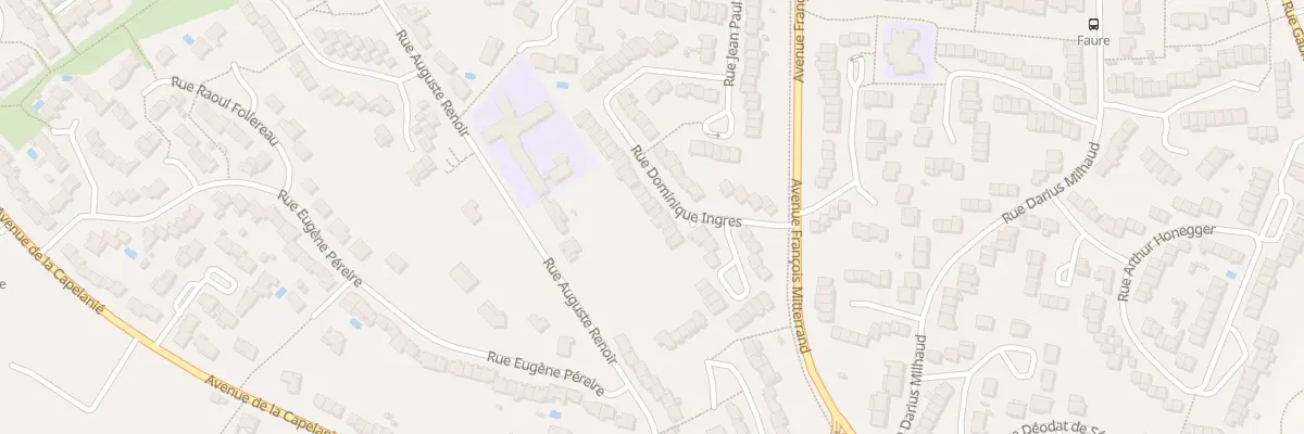 Plan du 50 Rue Dominique Ingres à Castres