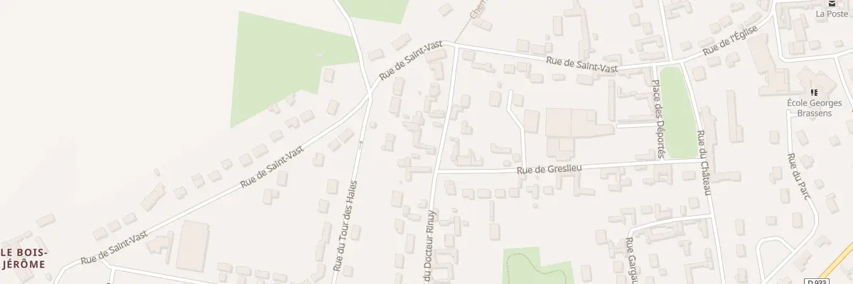 Plan du 108 Rue du Docteur Rinuy à Flesselles