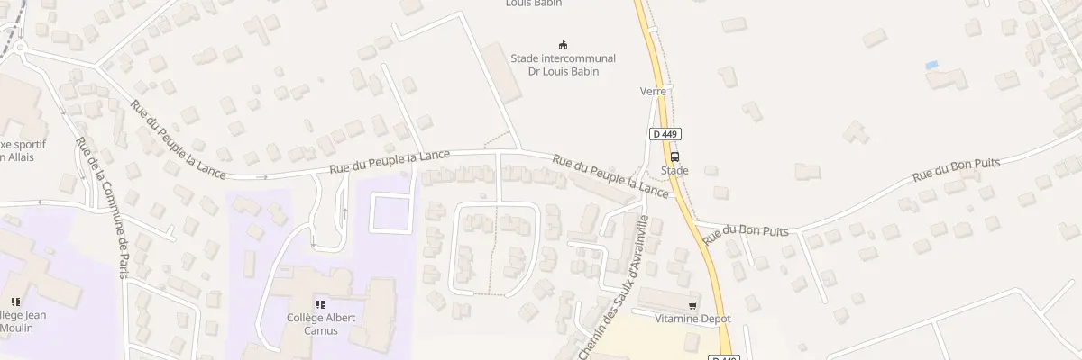 Plan du 5 Rue du Peuple la Lance à La Norville