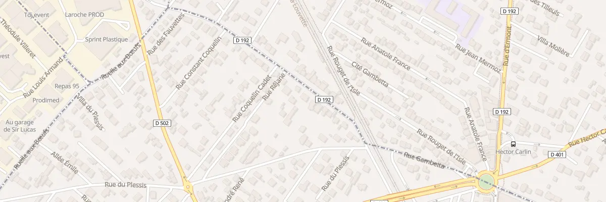 Plan du 53 Rue du Maréchal Joffre à Ermont