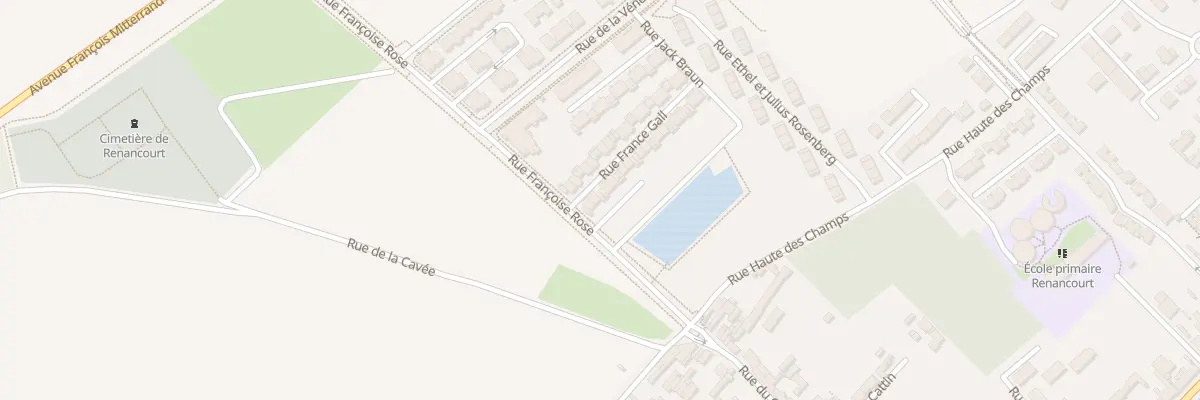 Plan du 4 Rue France Gall à Amiens