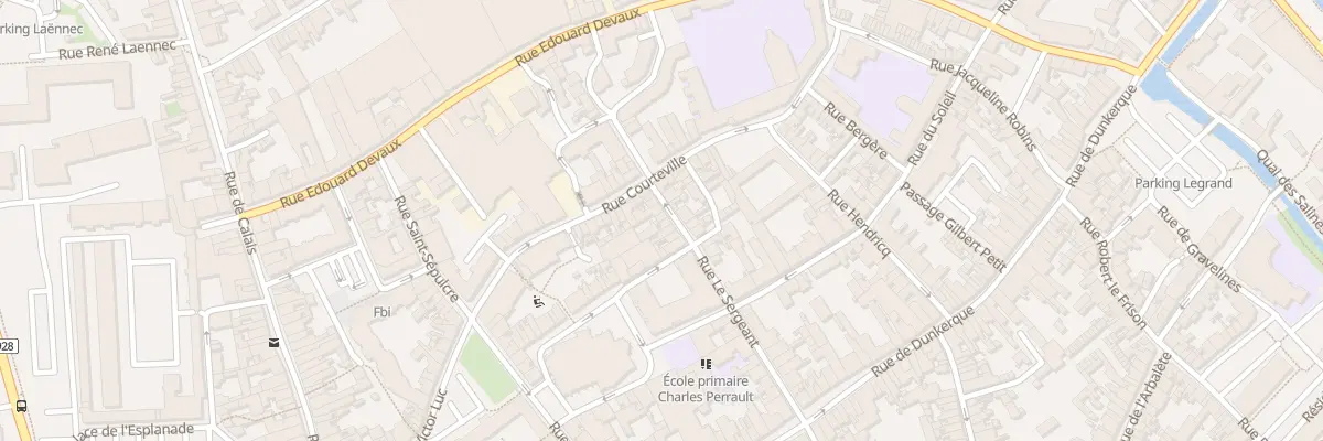 Plan du 34 Rue le Sergeant à Saint-Omer
