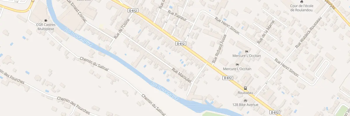 Plan du 96 Av Charles de Gaulle à Castres
