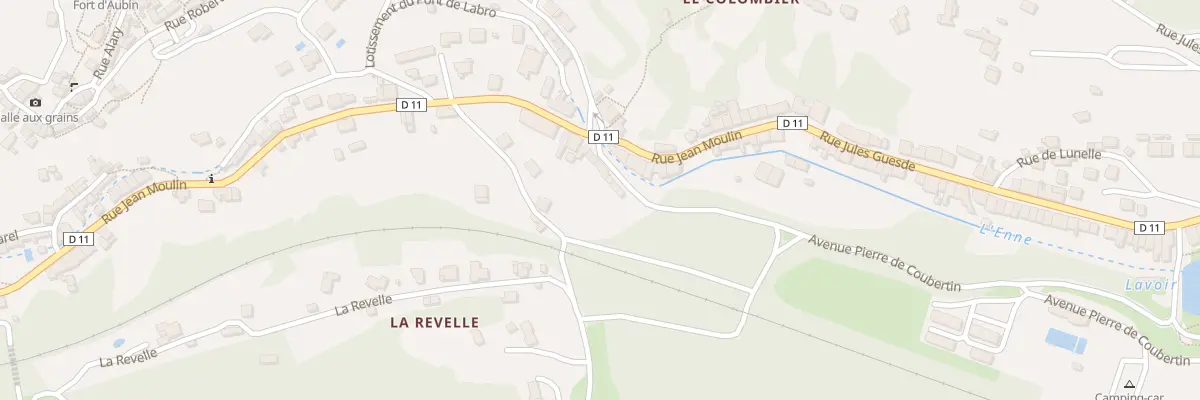 Plan du 62 Rue Jean Moulin à Aubin