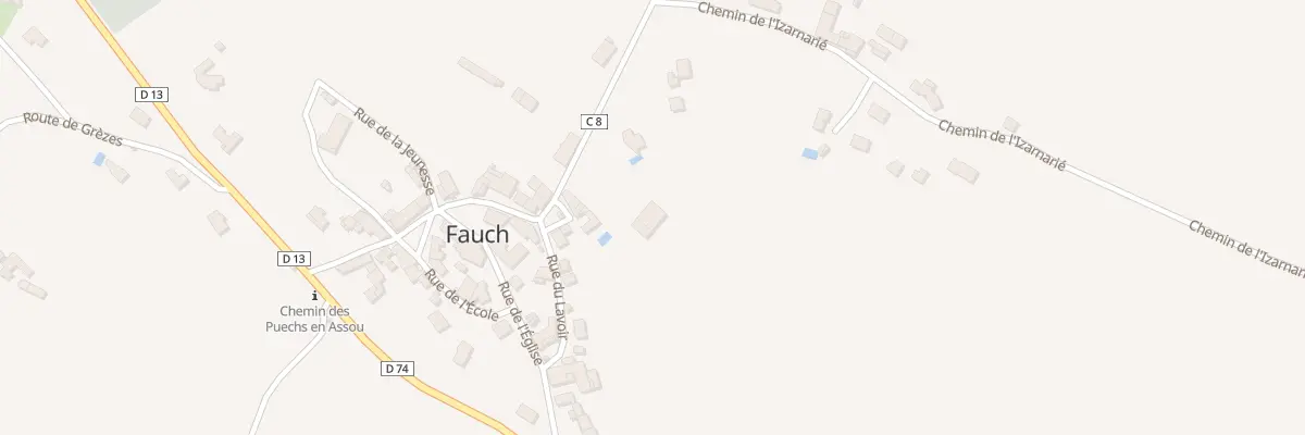 Plan du 5 Pl du Lavoir à Fauch
