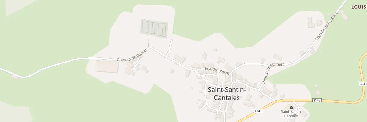Plan du 5031 Le Bourg à Saint-Santin-Cantalès