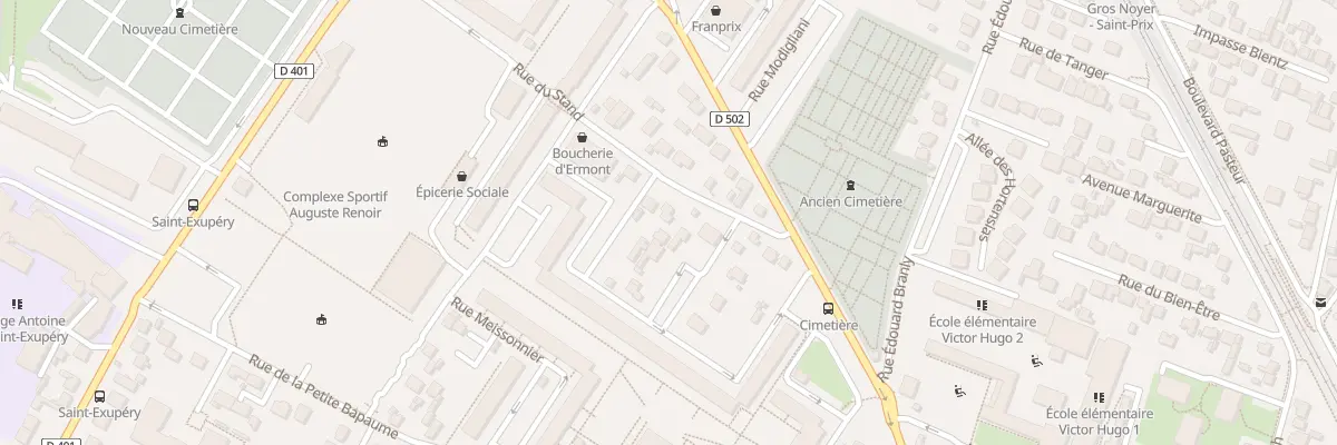 Plan du 13 Rue du Stand à Ermont