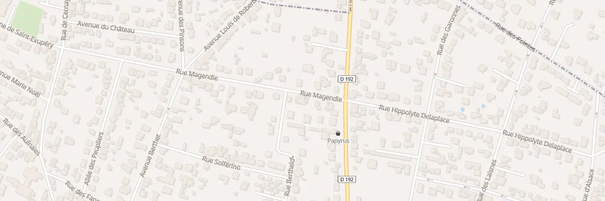 Plan du 5 Rue Magendie à Sannois