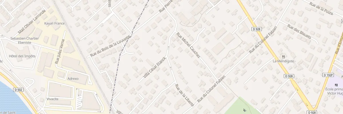 Plan du 14 Rue de la Liberté à Saint-Prix