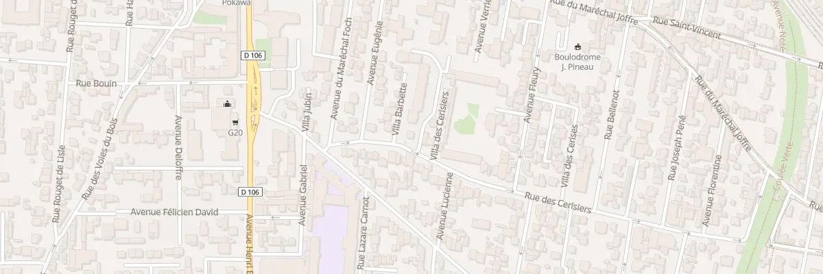Plan du 17B Rue des Cerisiers à Colombes