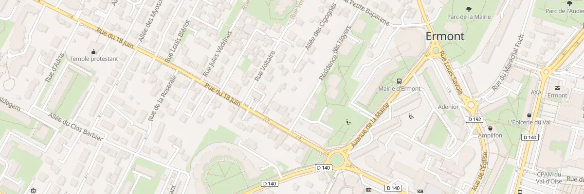 Plan du 48 Rue du Dix Huit Juin à Ermont