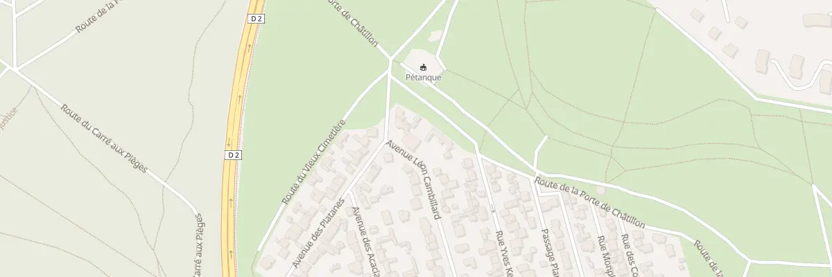 Plan du 1 Av Léon Cambillard à Clamart