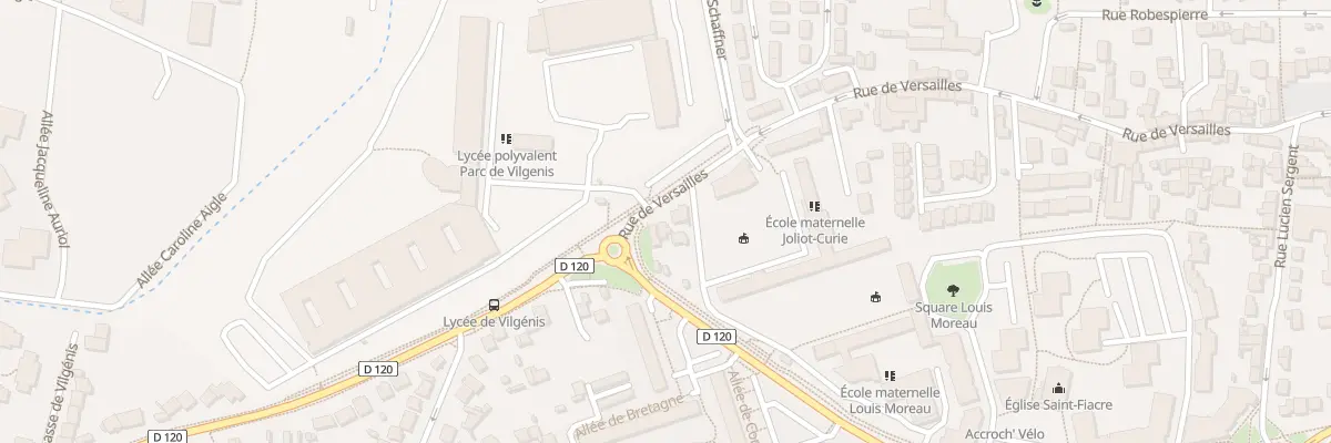 Plan du 79 Rue de Versailles à Massy