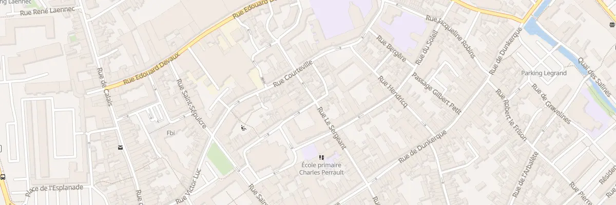 Plan du 26 Rue le Sergeant à Saint-Omer