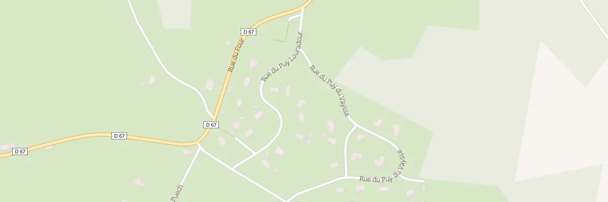 Plan du 5 Rue du Puy Louradour à Chaveroche