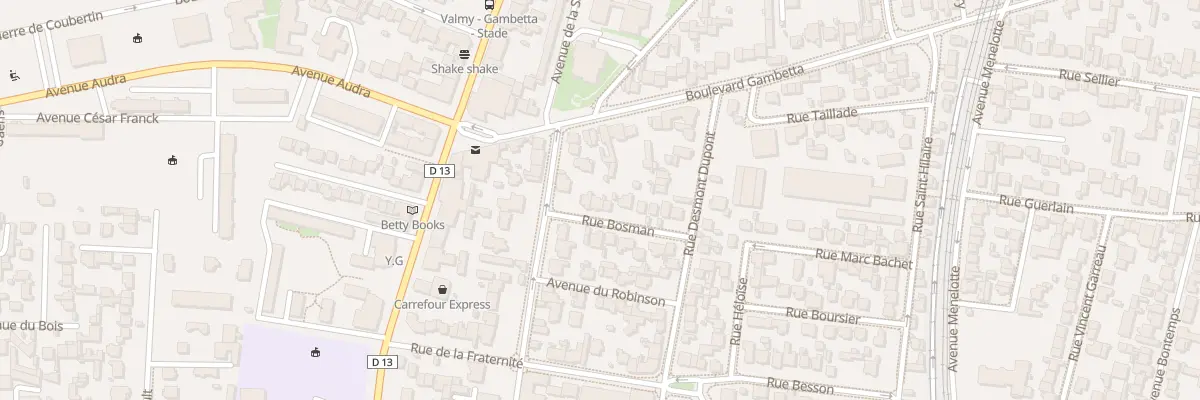 Plan du 5 Rue Bosman à Colombes