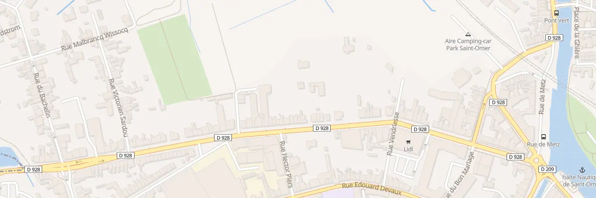 Plan du 72 Bd de Strasbourg à Saint-Omer