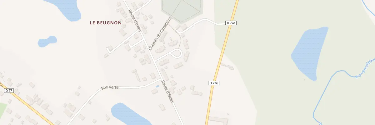 Plan du 8 Lot Le Beugnon à Brinon-sur-Sauldre