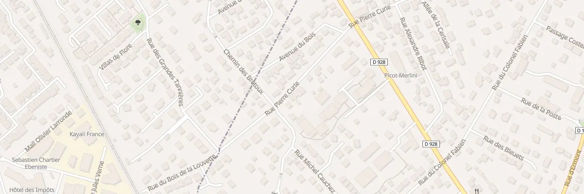 Plan du 21B Rue Pierre Curie à Saint-Prix