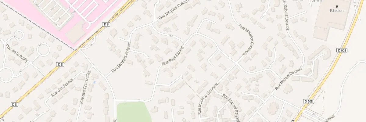 Plan du 24 Rue Paul Eluard à Salouël