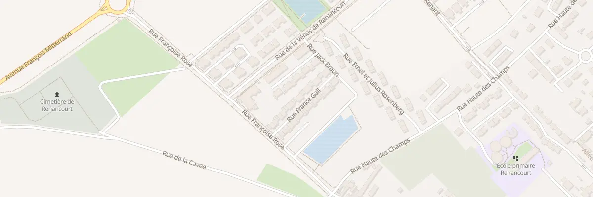 Plan du 13 Rue France Gall à Amiens