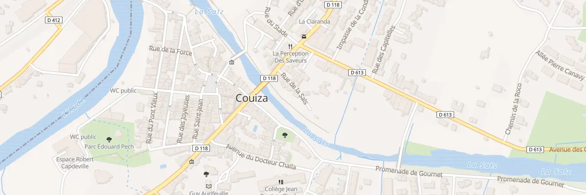 Plan du 12 Rue de la Sals à Couiza