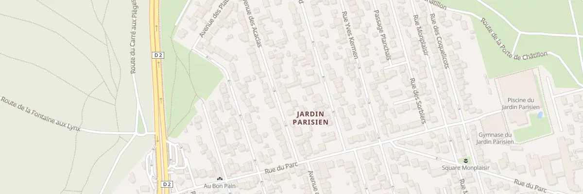 Plan du 37 Av des Acacias à Clamart