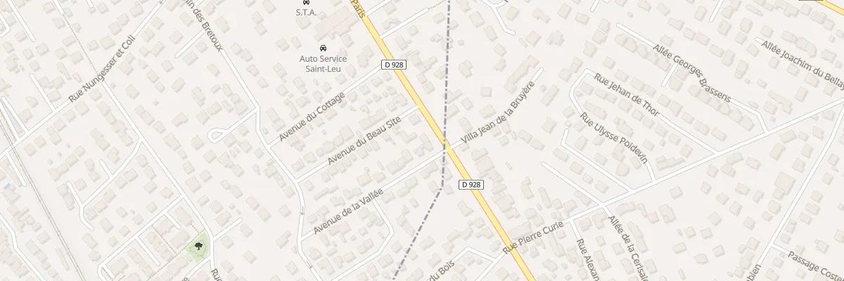 Plan du 206 Rue de Paris à Saint-Leu-la-Forêt