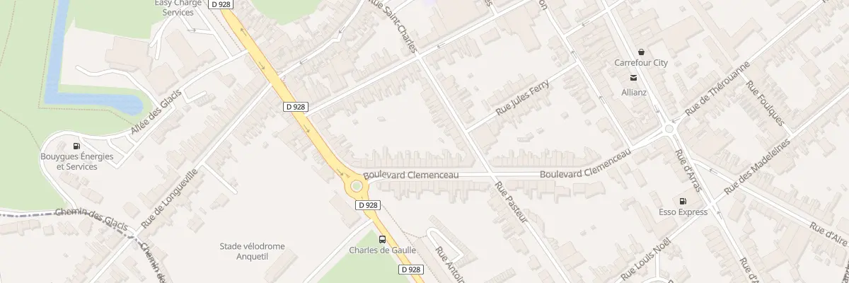 Plan du 44 Bd Clémenceau à Saint-Omer