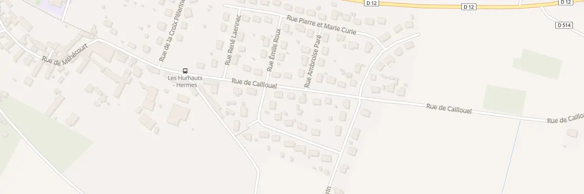 Plan du 8 Rue de Caillouel à Hermes