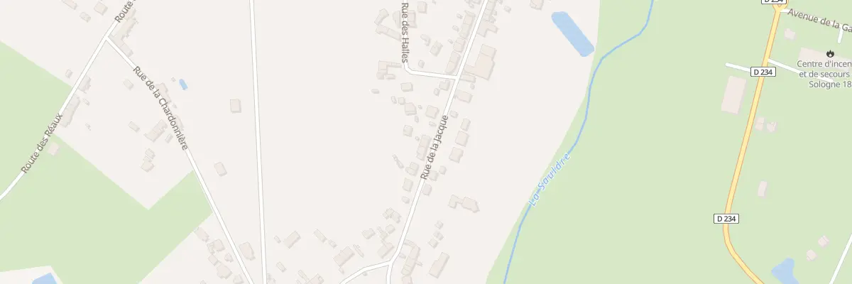 Plan du 32 Rue de la Jacque à Brinon-sur-Sauldre