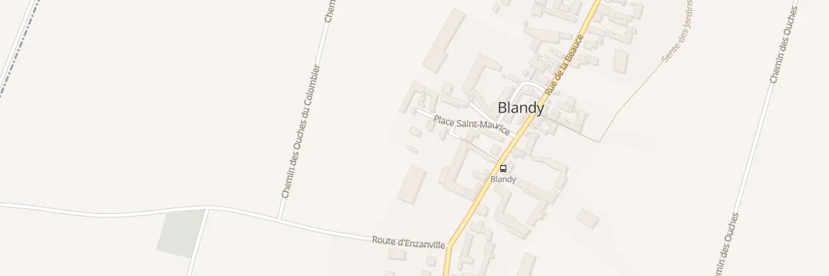 Plan du 5 Pl Saint-maurice à Blandy