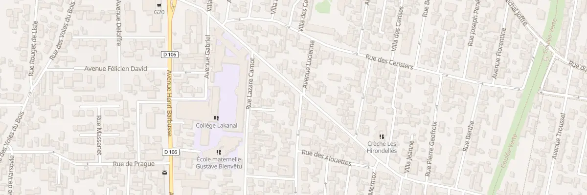 Plan du 38 Rue des Monts Clairs à Colombes