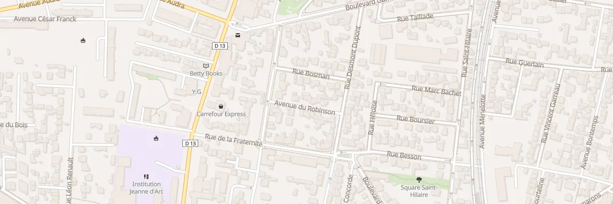 Plan du 7 Av du Robinson à Colombes