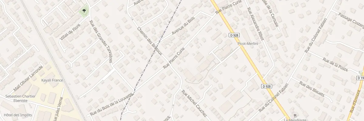 Plan du 21 Rue Pierre Curie à Saint-Prix