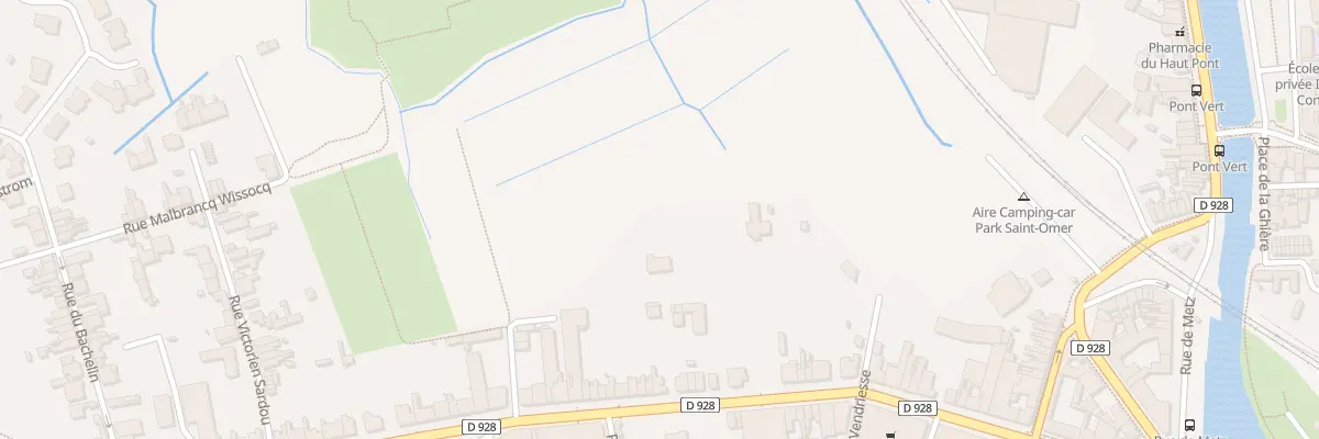 Plan du 76B Bd de Strasbourg à Saint-Omer