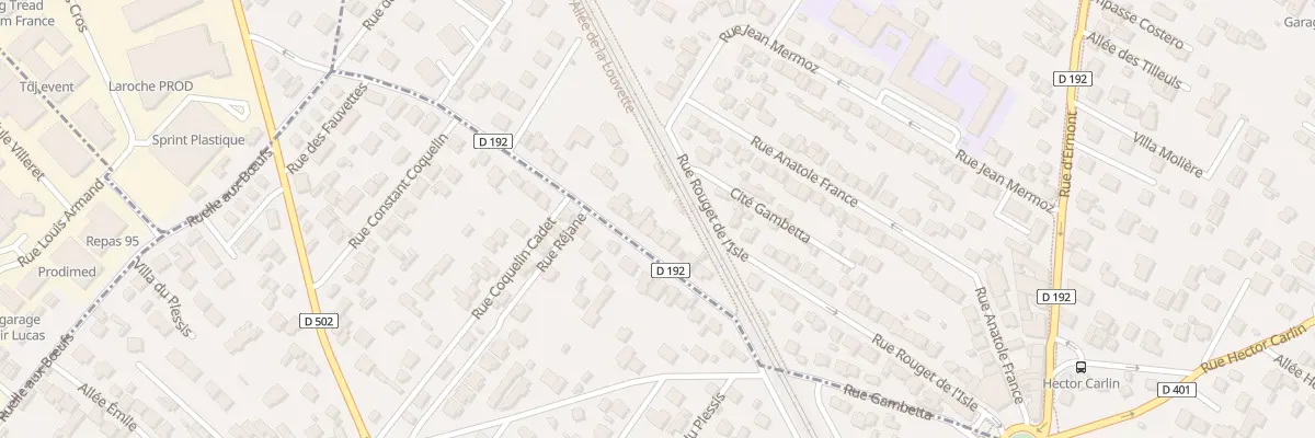 Plan du 12 Rue du Maréchal Joffre à Saint-Prix