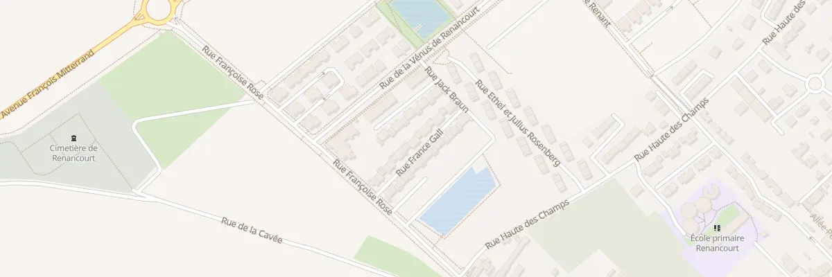 Plan du 15 Rue France Gall à Amiens