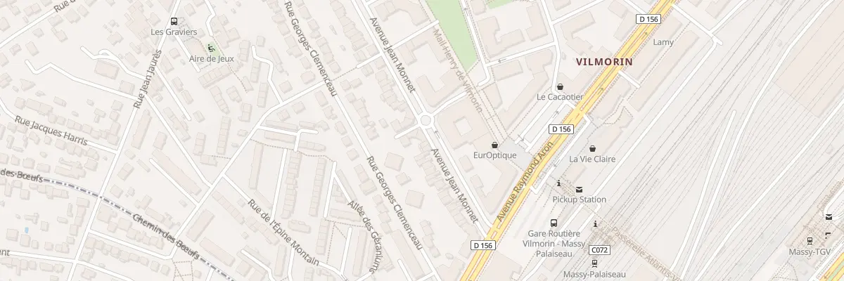 Plan du 35 Av Jean Monnet à Massy