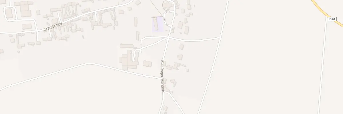 Plan du 19 Rue Roger Mention à Troussencourt