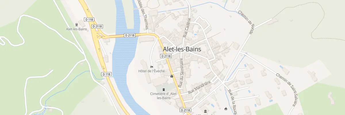Plan du 5 Rue de l’Ancienne Mairie à Alet-les-Bains