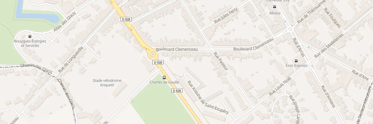 Plan du 45 Bd Clémenceau à Saint-Omer