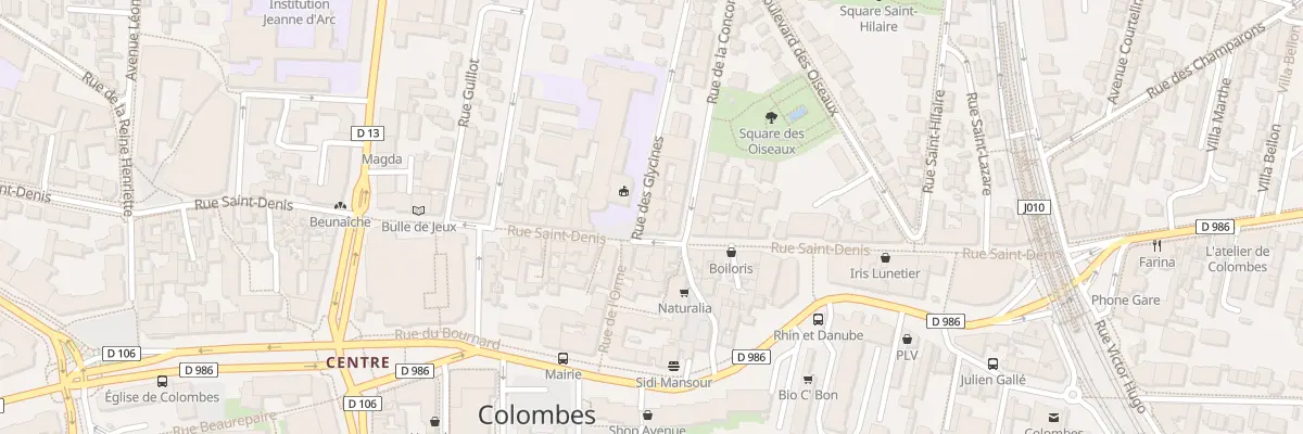Plan du 36 Rue Saint-Denis à Colombes