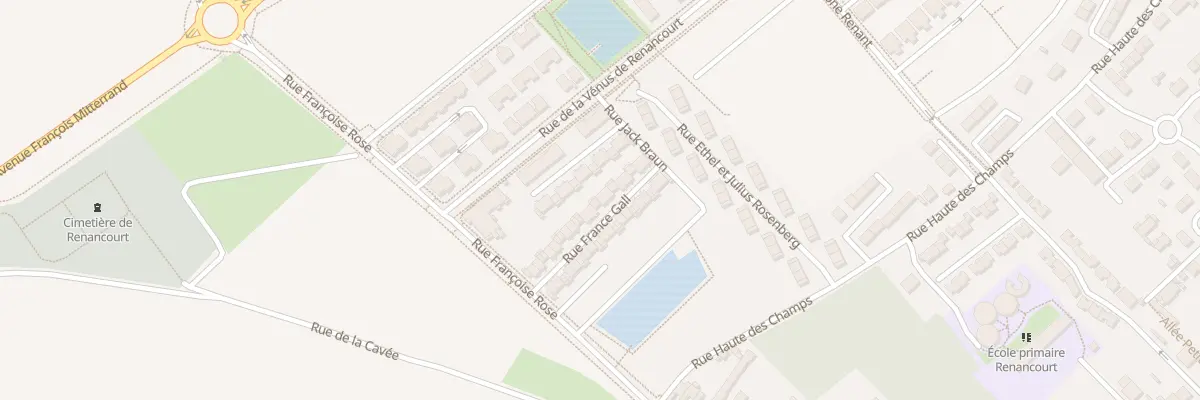 Plan du 17 Rue France Gall à Amiens