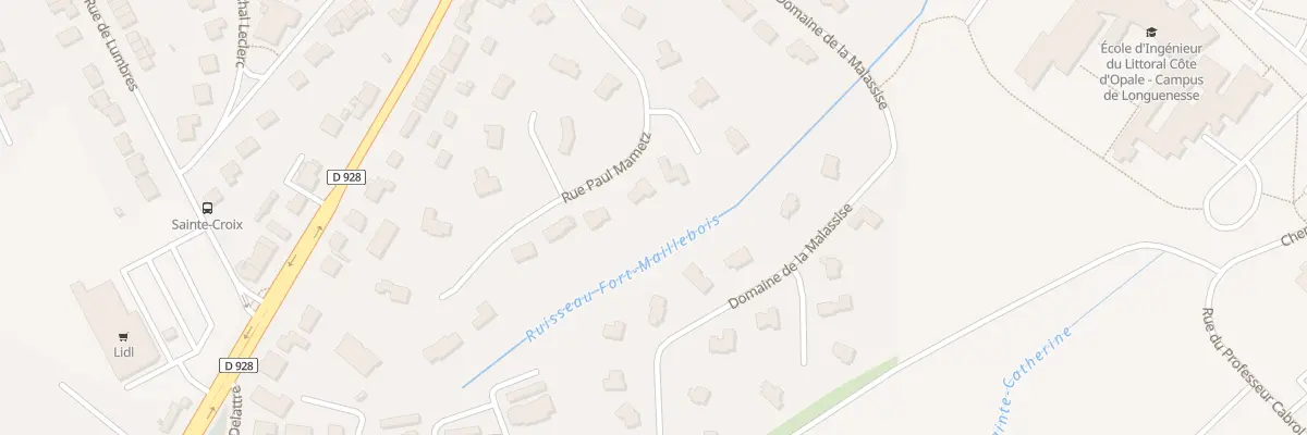 Plan du 18 Rue Paul Mametz à Longuenesse