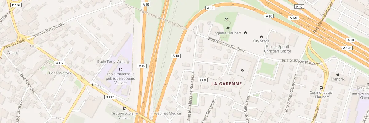 Plan du 2 Rue Amiral Guepratte à Palaiseau